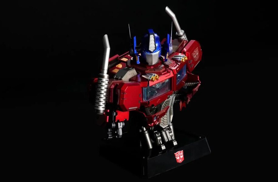 Image Of Unix Square Optimus Prime Bust Official Figure From Flame Toys  (10 of 19)